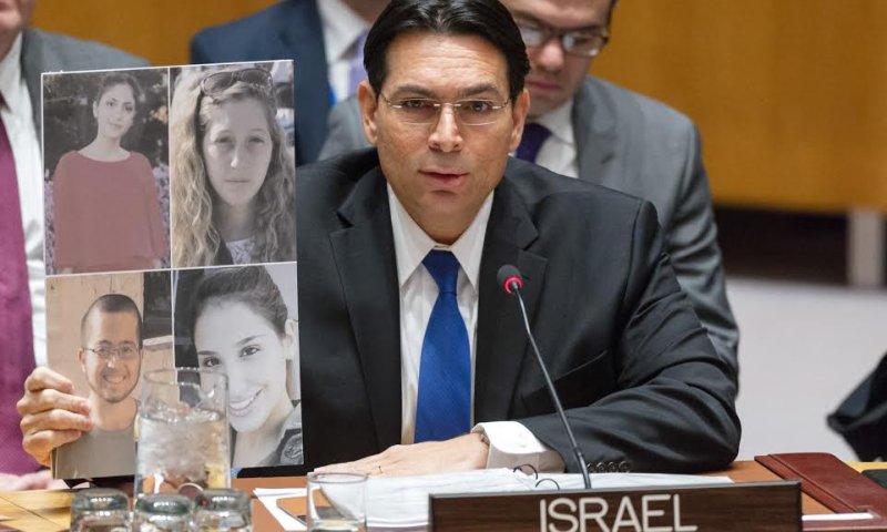 המחאה של דנון במועצת הבטחון של האו"ם