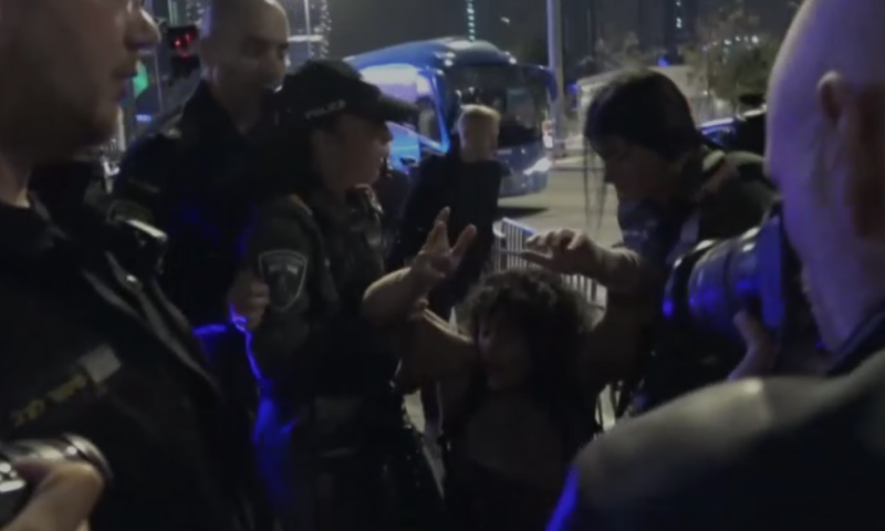 הפרו את הסדר הציבורי: 7 מפגינים נעצרו בקפלן