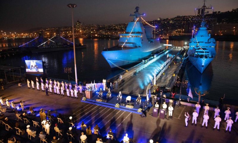 צפו: ספינת הטילים החדשה של צה"ל הגיעה לישראל