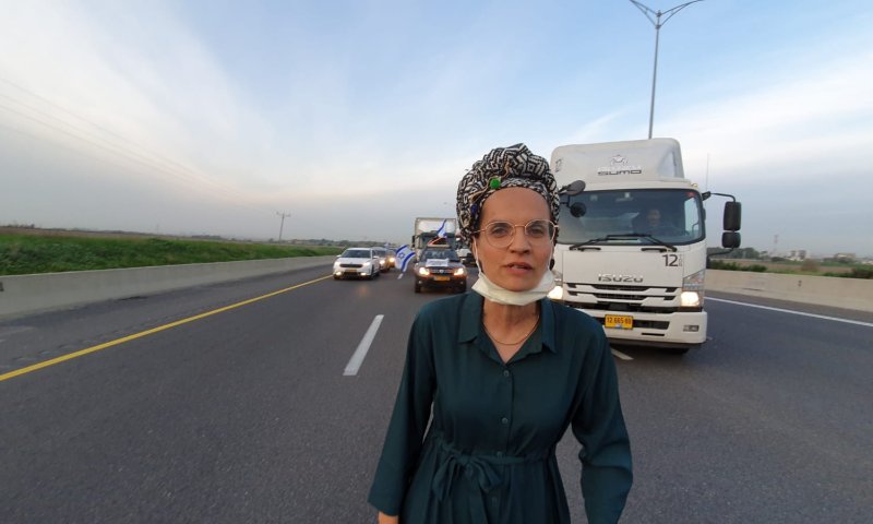 שיירה מהשומרון חסמה את כביש 6: "די להפקרות"