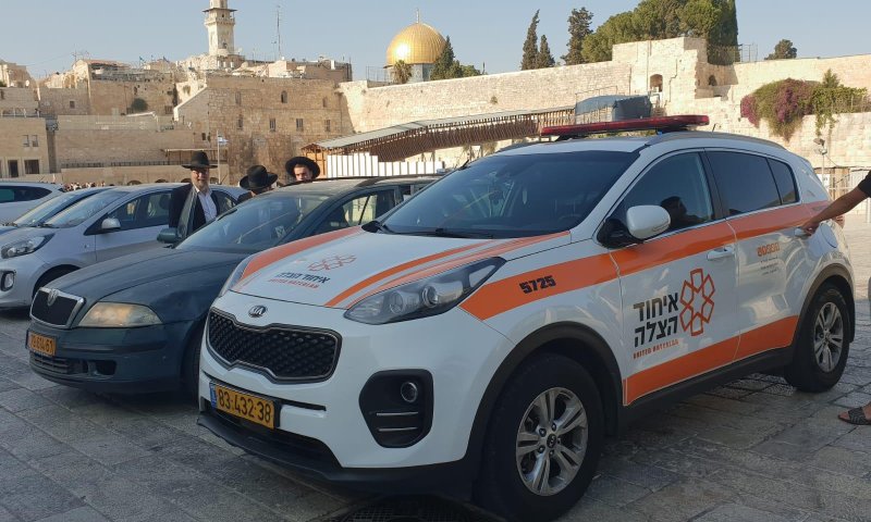 בהשבעה של 'נצח יהודה': החייאה מוצלחת על בן 50 בכותל המערבי