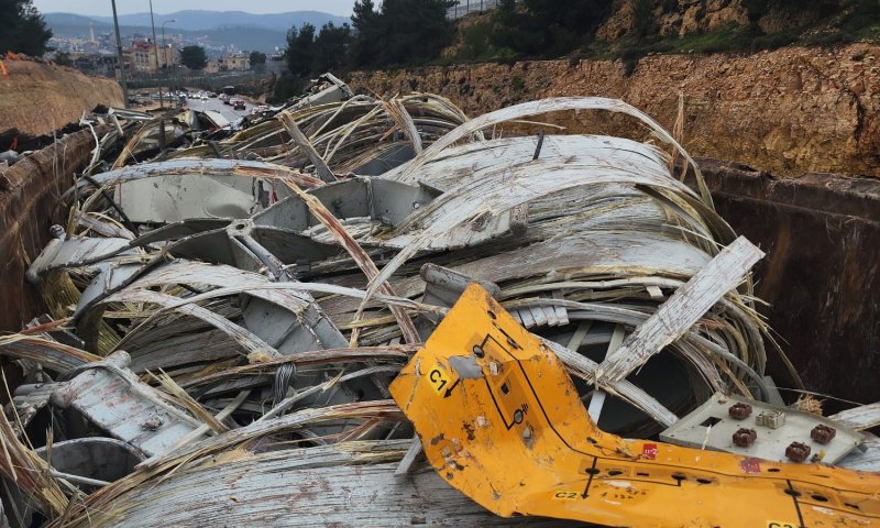 המנהל האזרחי סיכל ניסיונות הברחה של למעלה מ-100 טון פסולת