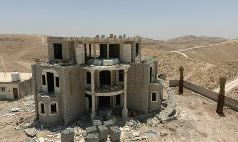 באין מפריע: עיר פלסטינית ענקית נבנית בגוש עציון