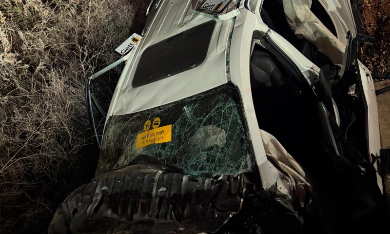 טרגדיה סמוך לאלמגור: בן 27 נהרג לאחר שסטה עם רכבו לתוך תעלה