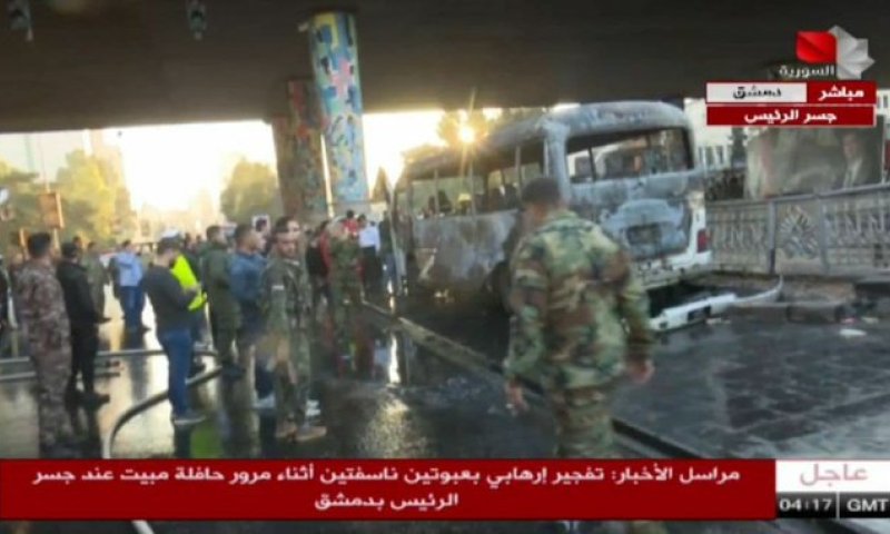 סוריה: לפחות 13 הרוגים בפיצוץ באוטובוס צבאי