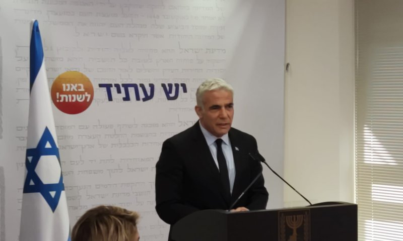 לפיד: רצח של פוליטיקאי נוסף כבר לא יפתיע אף אחד