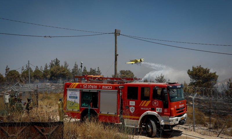 שריפה פרצה בביה"ח בי-ם: שני נפגעים משאיפת עשן