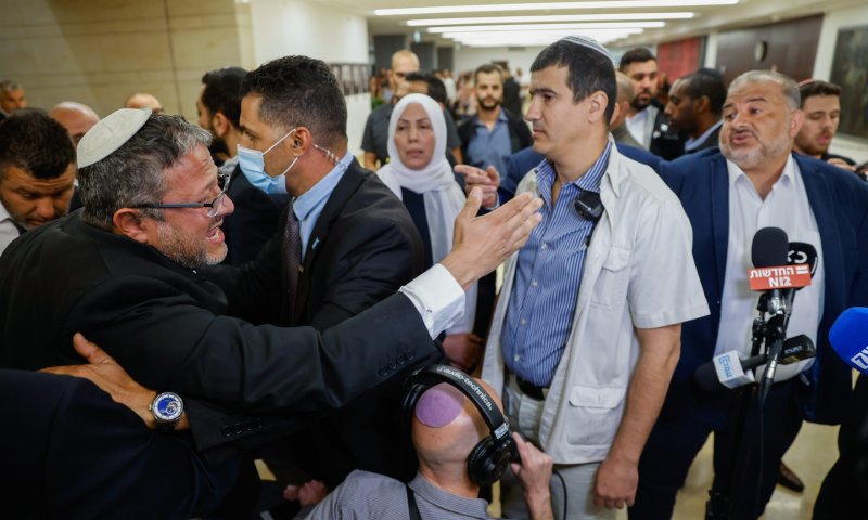 צפו: בן גביר מפוצץ את ההכרזה של מנסור עבאס