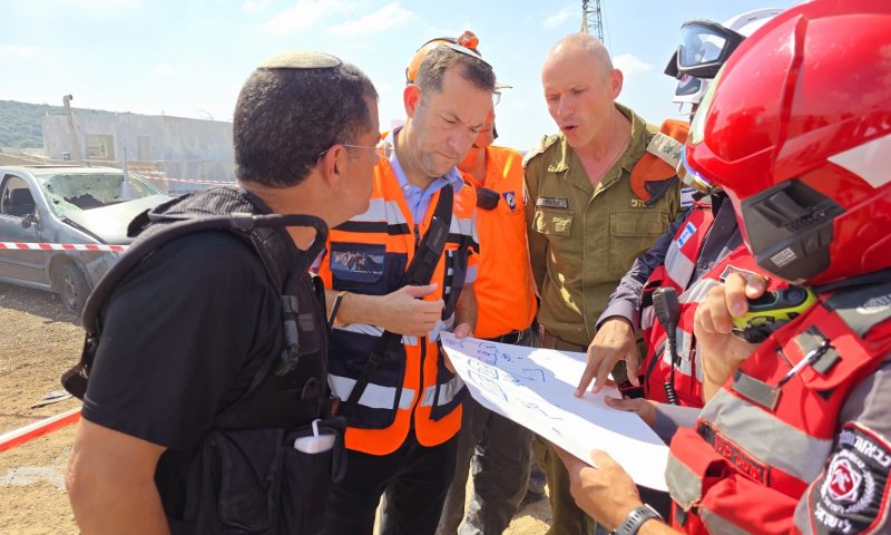 תרגיל ענק בשומרון &ndash; טילים, אתרי הרס ותרחישי חדירת מחבלים