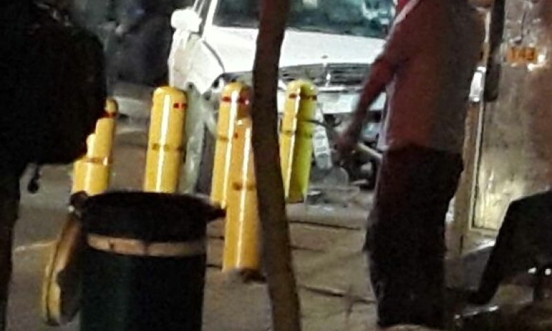 פיגוע דריסה בתחנת הדלק ליד מגרון; המחבל חוסל