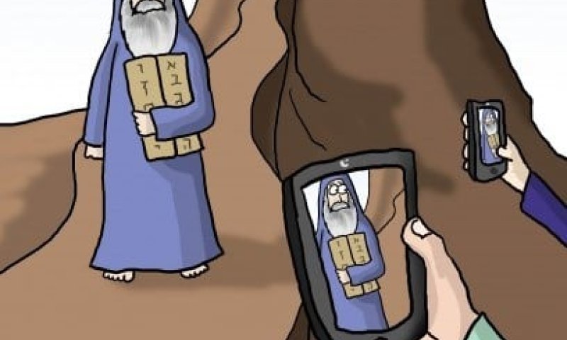 הקריקטורה היומית של אור רייכרט: מתן תורה