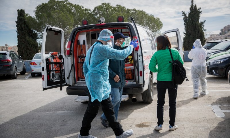 מאושפז הגיע לבני ברק עם חשד לנגיף הקורונה