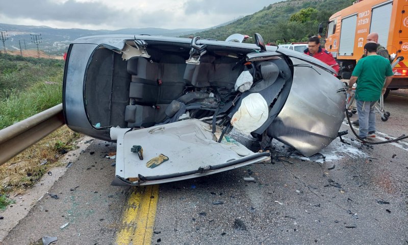 תאונה קשה בשומרון: הרוג ופצוע קשה בזירה