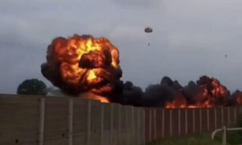 אסון באיטליה: מטוס צבאי התרסק &ndash; ילדה בת 5 נהרגה