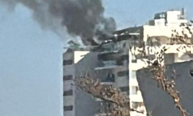 פיצוץ במבנה רב קומות ביבנה, חשד לכטב"מ