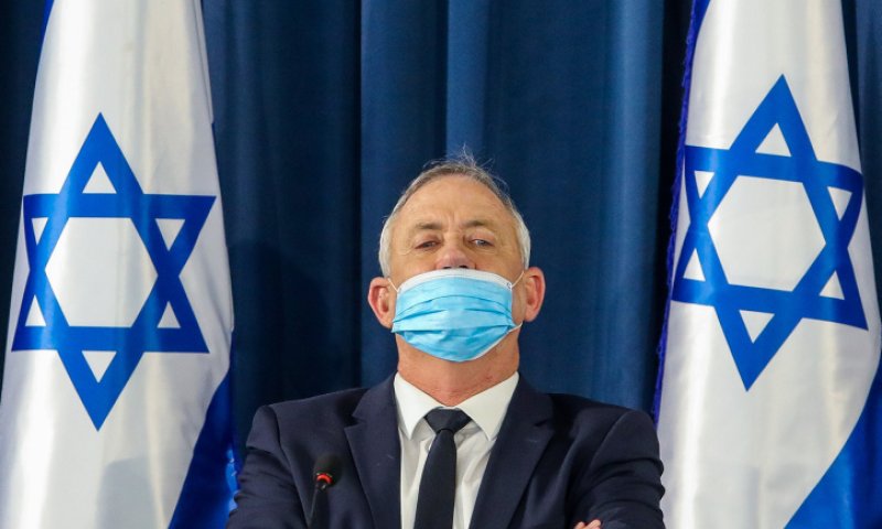 גנץ: "מחויב לפעול למען קידום תהליך השלום"