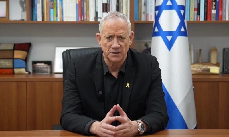 גנץ קורא לנתניהו, אוחנה ולוין: "תגיעו להשבעת נשיא העליון"