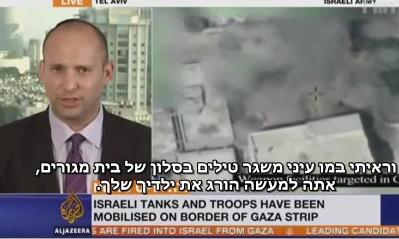 צפו: בנט בראיון מגן על ישראל באל ג'זירה