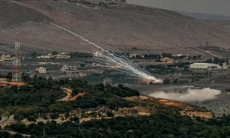 תיעוד: בעקבות הירי , צה"ל תוקף תשתיות טרור בלבנון