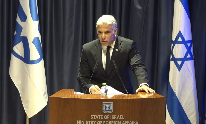 לפיד: "צריך להיערך מהר לחזרה להסכם הגרעין הרע"