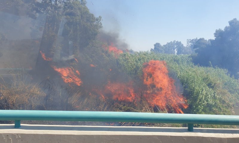 גל שריפות בגליל העליון: כביש 87 נחסם לתנועה