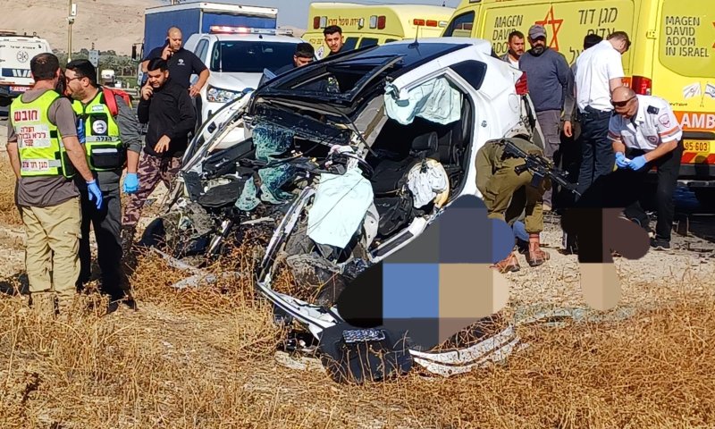 הרוג בתאונה קטלנית בכביש 90 בין רכב פרטי למשאית