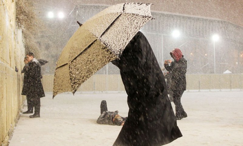 מזג אוויר סוער: השלג הרוסי בדרך לישראל