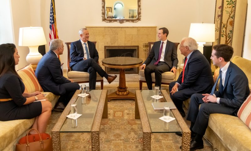 לפני ההצהרה: גנץ עודכן על שינוי המדיניות של ארה"ב