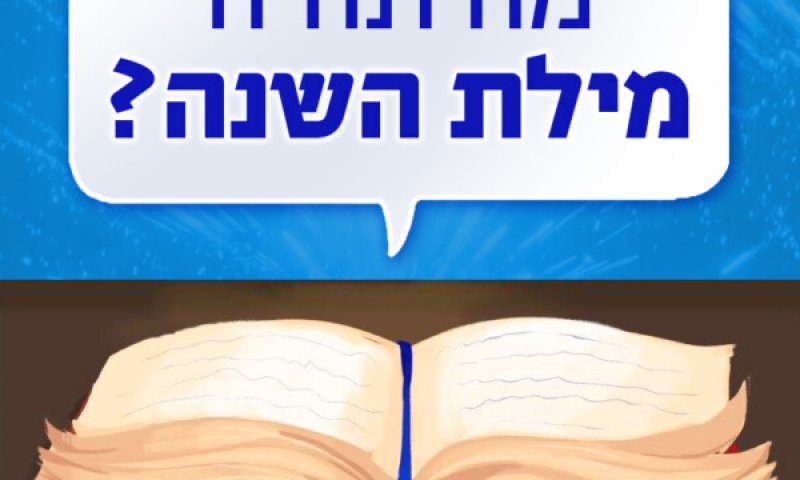 נבחרו 10 המילים שעלו לגמר תחרות "מה תהיה מילת השנה?"