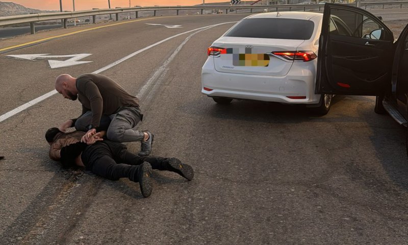 מעצר דרמטי בים המלח