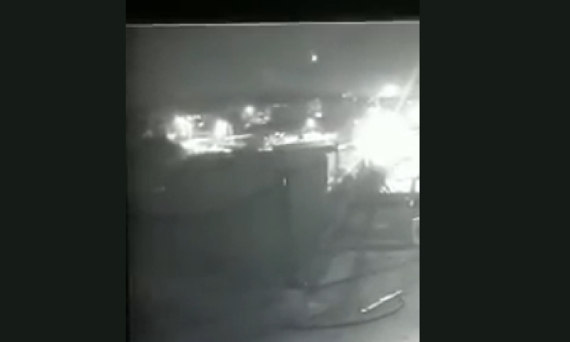 צפו: רגע התרסקות המטוס שהופל בצפון