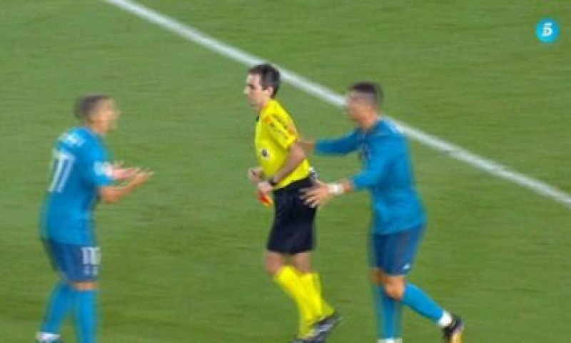 מכה לריאל: בגלל הדחיפה- עונש כבד לרונאלדו. צפו