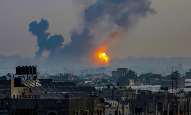 80 מטוסים תוקפים בעזה. חוסל מפקד מערך הנ״ט