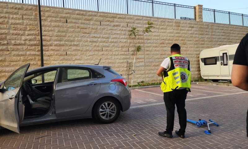 בן שנתיים וחצי במצב אנוש לאחר שרכב על קורקינט