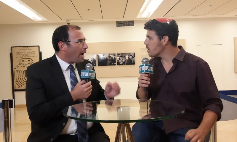 רוטמן באולפן סרוגים: מרצ ביקרו את רה"מ האמיתי