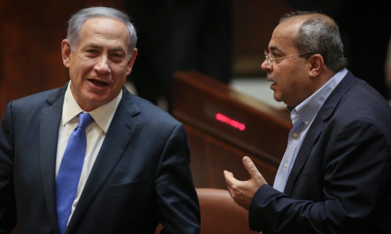 אחמד טיבי "נעלב" מנתניהו: "פעם היית שם רק אותי"