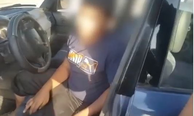 נהג בן 14 עוכב בדרום; "נסעתי לקנות חלב". צפו