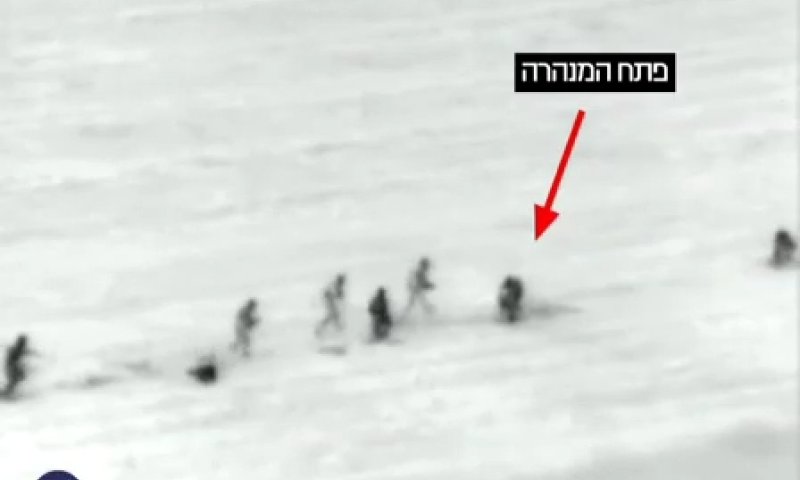 צפו: כך חוסלו המחבלים בפתח המנהרה