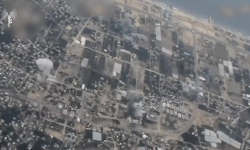 מחריבים את עזה: צפו בתקיפות חיל האוויר