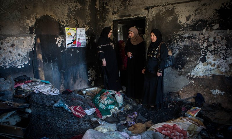 הותר לפרסום: נעצרו חשודים בהצתה בדומא