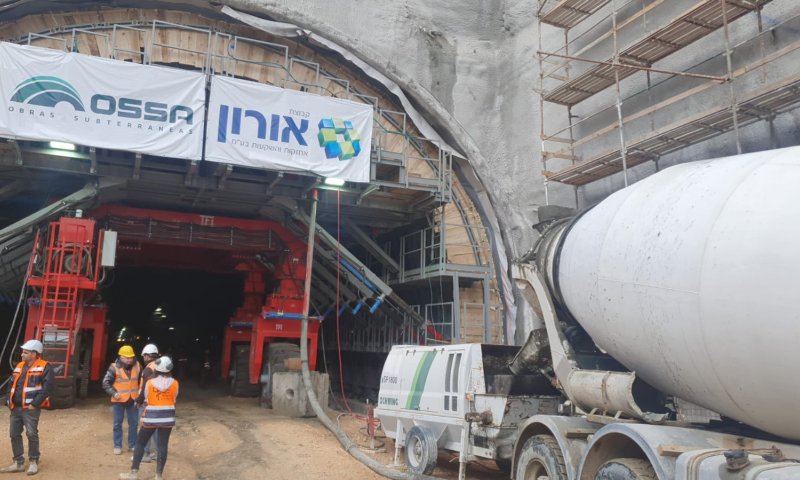 התקדמות נוספת בפרויקט הרחבת כביש המנהרות