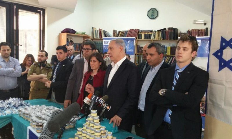 נתניהו ארז מוצרי יו"ש: נלחם בחרם, נלחם בשקר