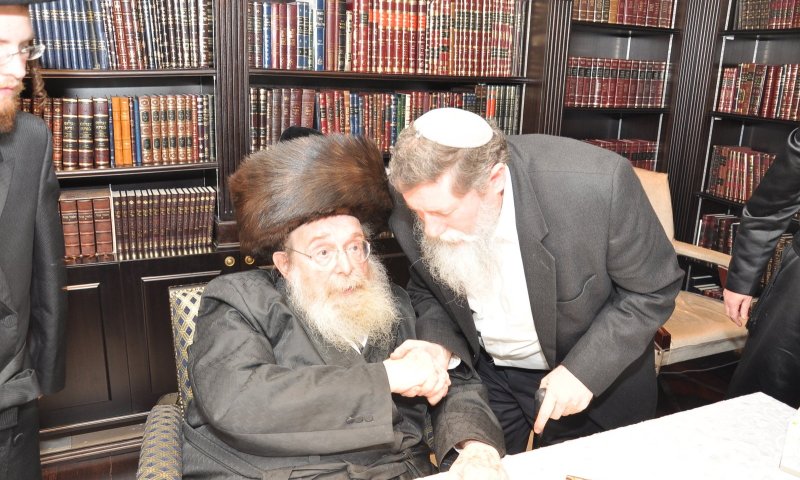 כצל'ה נפגש עם האדמו"ר מסדיגורא (גלריה)