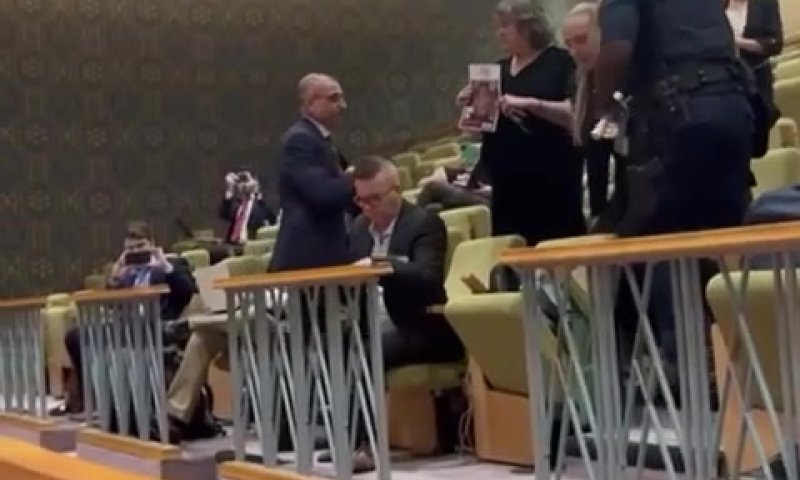 יפה בן דוד הוצאה מהאו"ם אחרי שהניפה תמונת חטוף