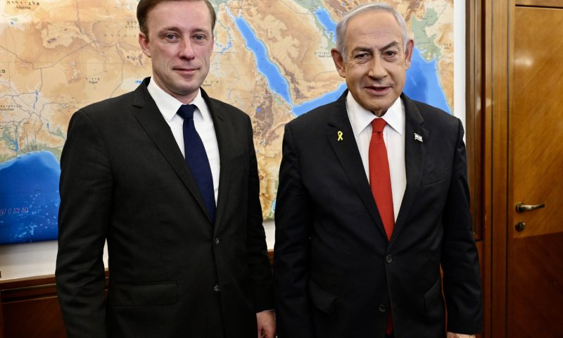 סאליבן נפגש עם נתניהו: "התרשמתי שרה"מ מוכן לעסקת חטופים"