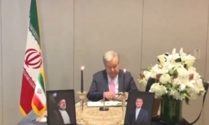 שפל חדש: מזכ"ל האו"ם כותב הספד לרוצח ראיסי