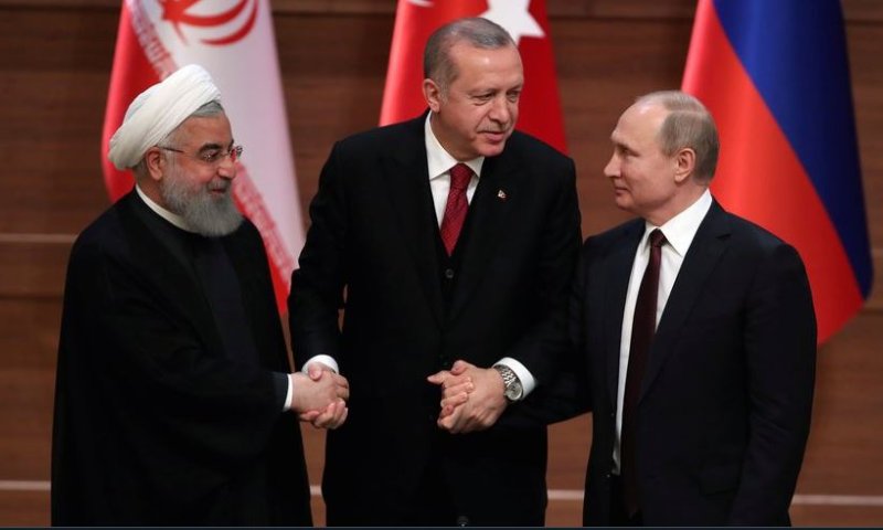 פסגה משולשת: פוטין ייפגש עם רוחאני וארדואן
