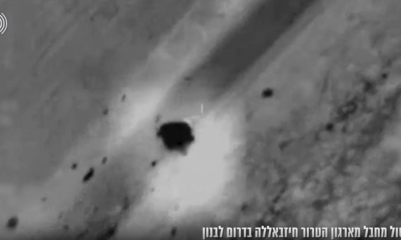 צה"ל מפרסם תיעוד מחיסול מחבל החיזבאללה אתמול