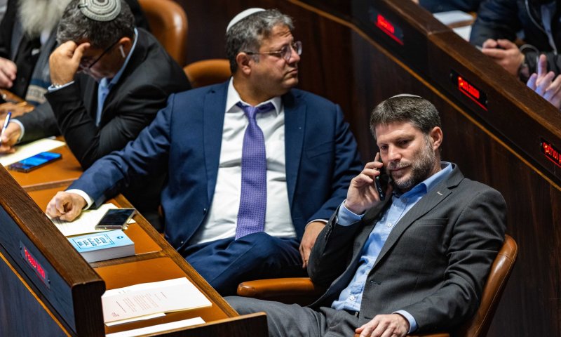 בן גביר מגיב לסמוטריץ': "גורם לשמאל לחכך ידיים"