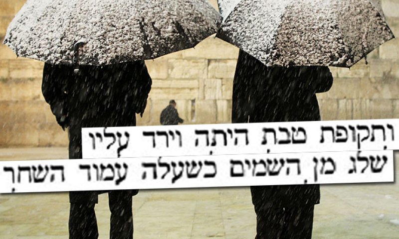 לפי הדף היומי: ביום שישי יהיה שלג